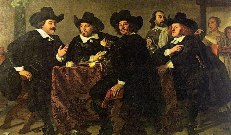 Bartholomeus van der Helst Four aldermen of the Kloveniersdoelen in Amsterdam China oil painting art